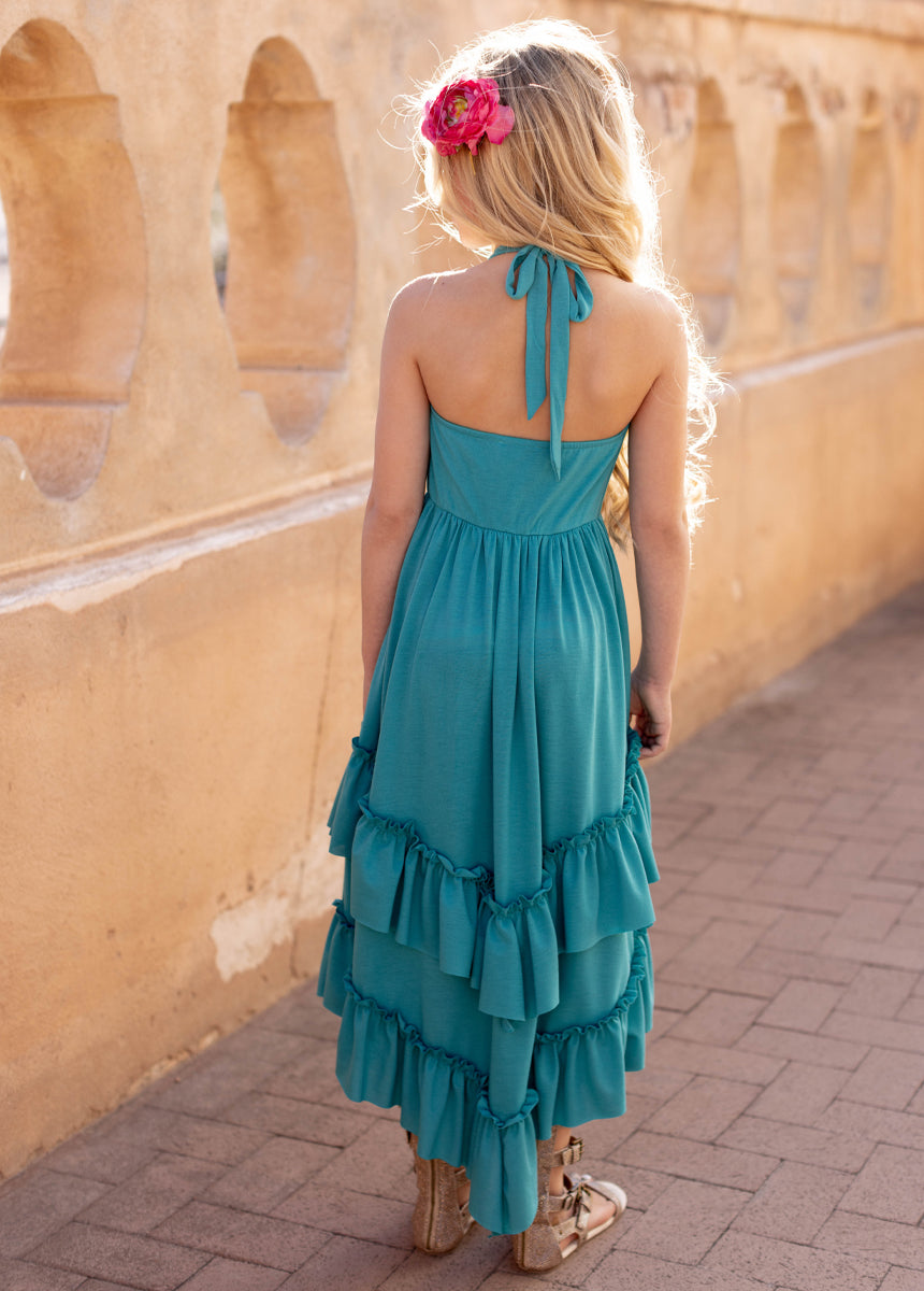 Jenny Dress in Bright Teal