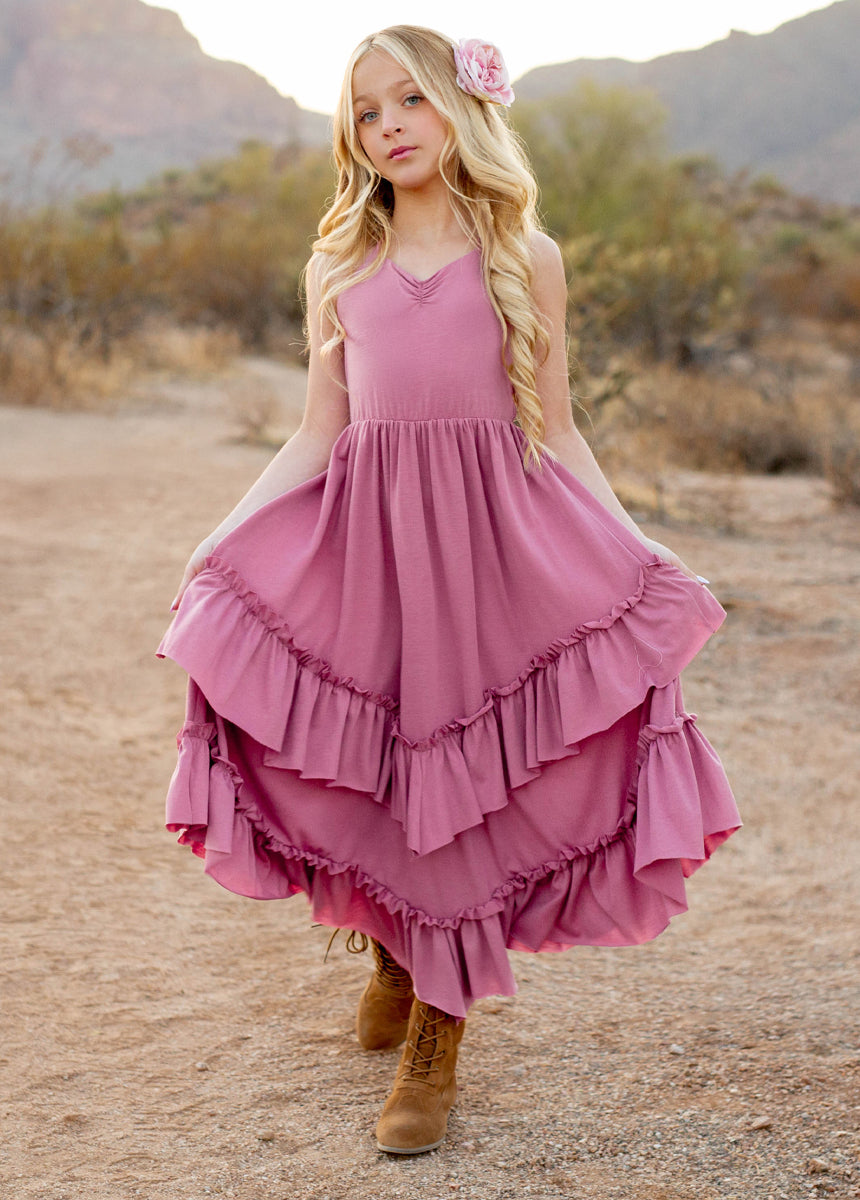 Jenny Dress in Mauve