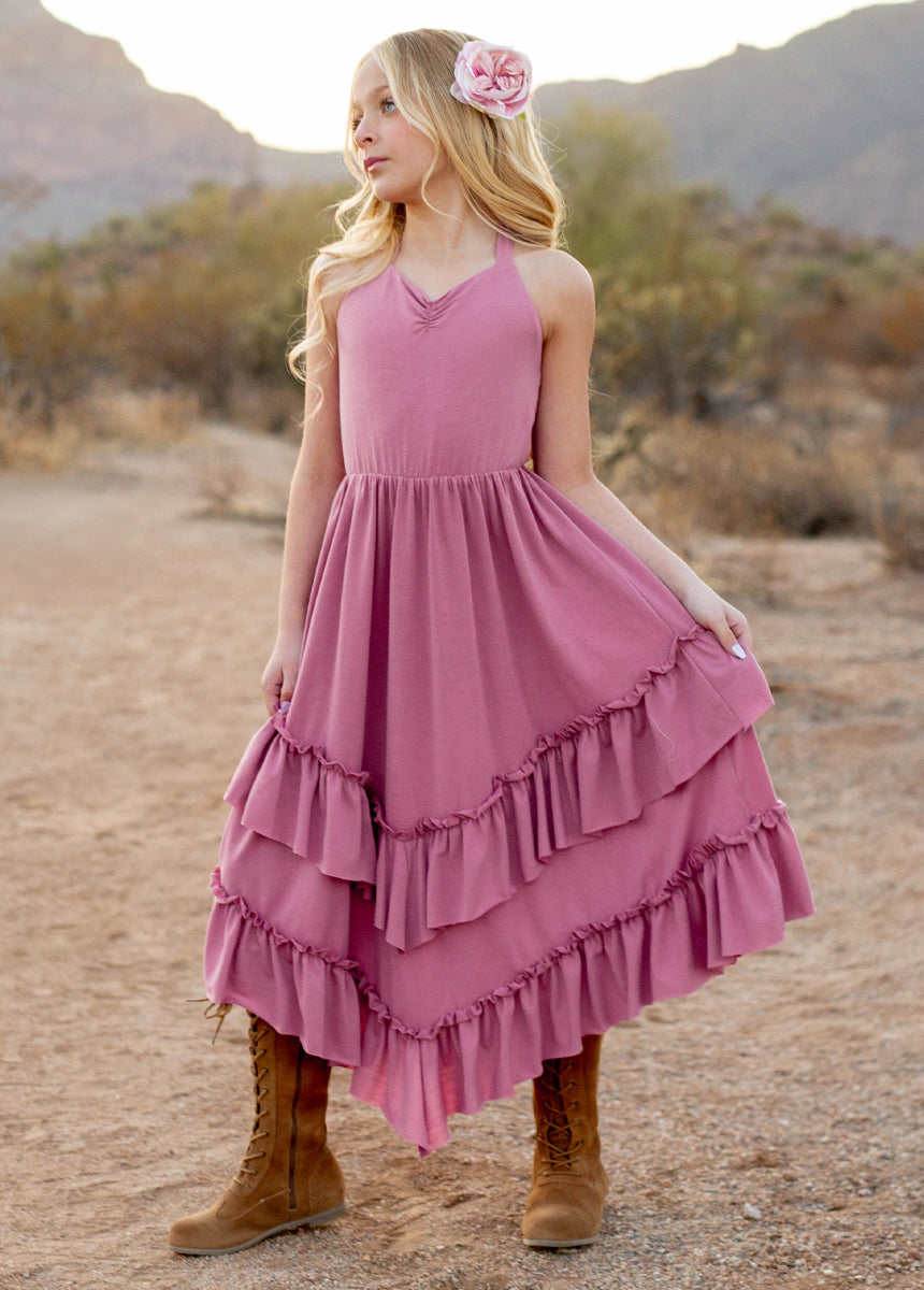Jenny Dress in Mauve