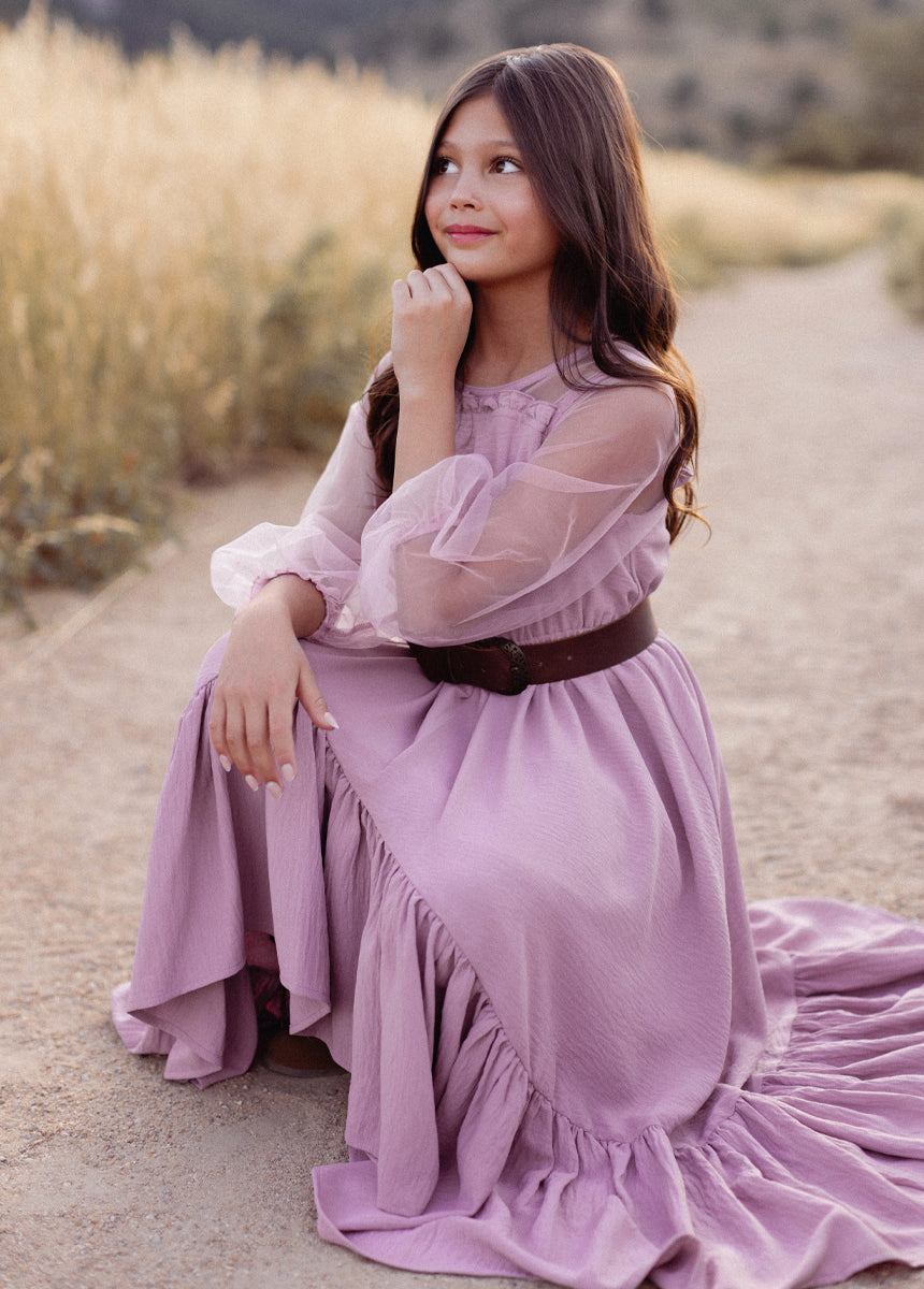 Jespyr Dress in Dusty Mauve