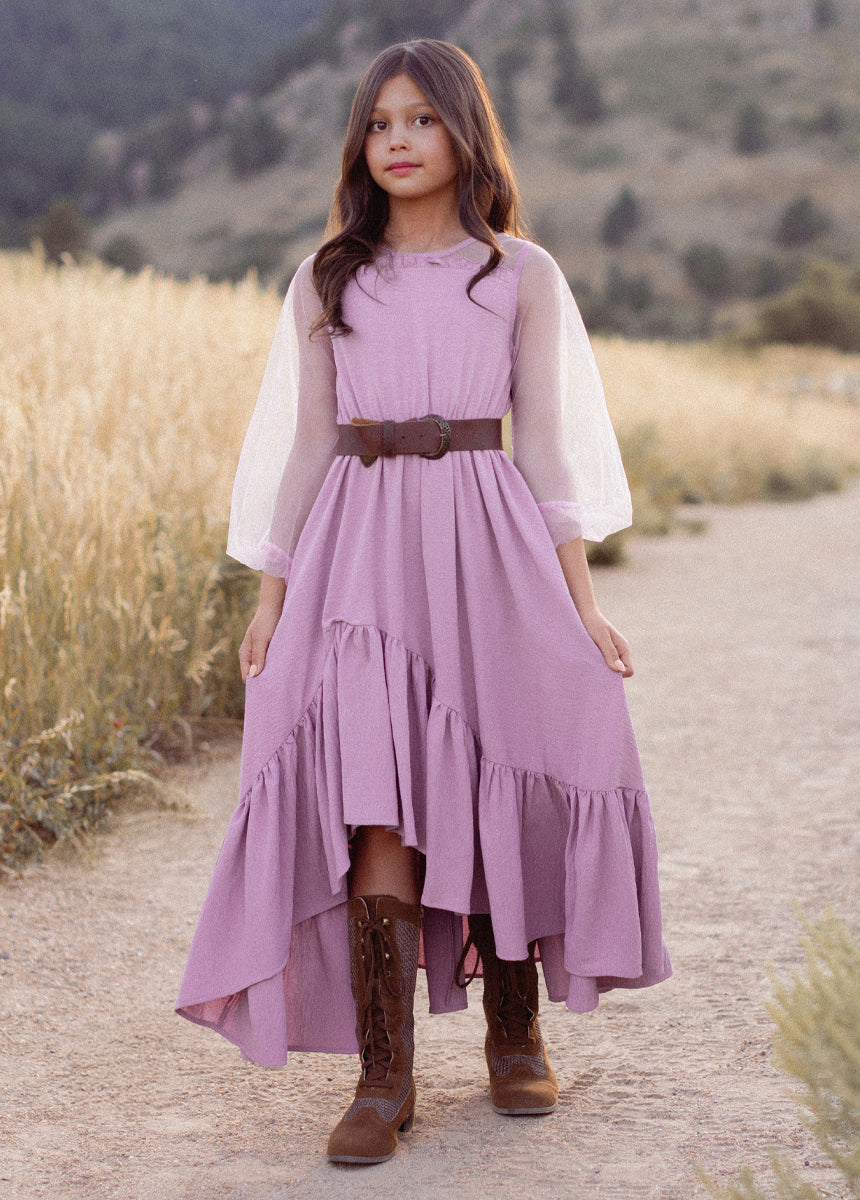 Jespyr Dress in Dusty Mauve