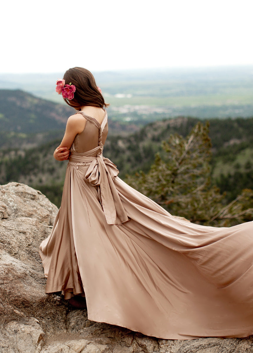 Junie Impact Dress in Stone