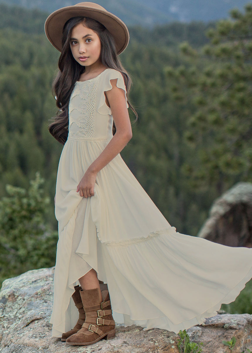 Viola Dress in Cream