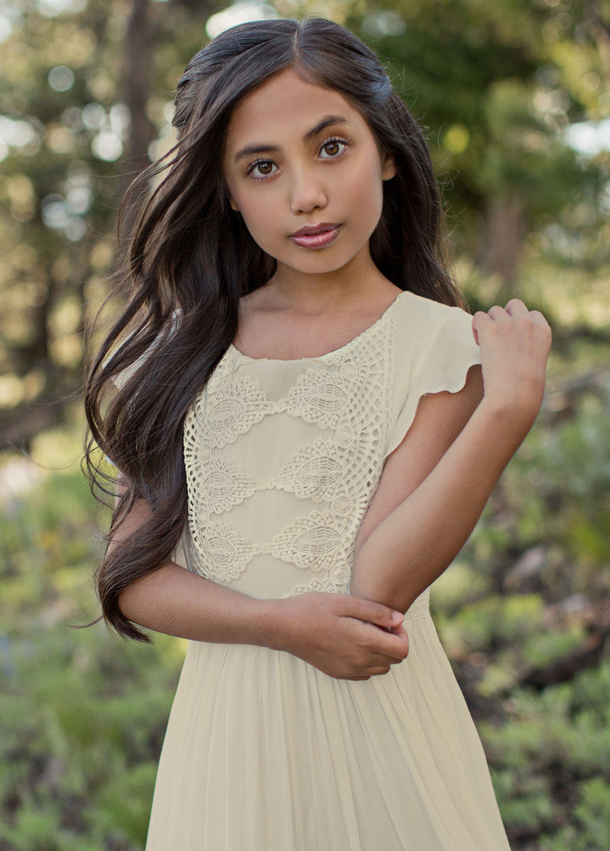 Viola Dress in Cream