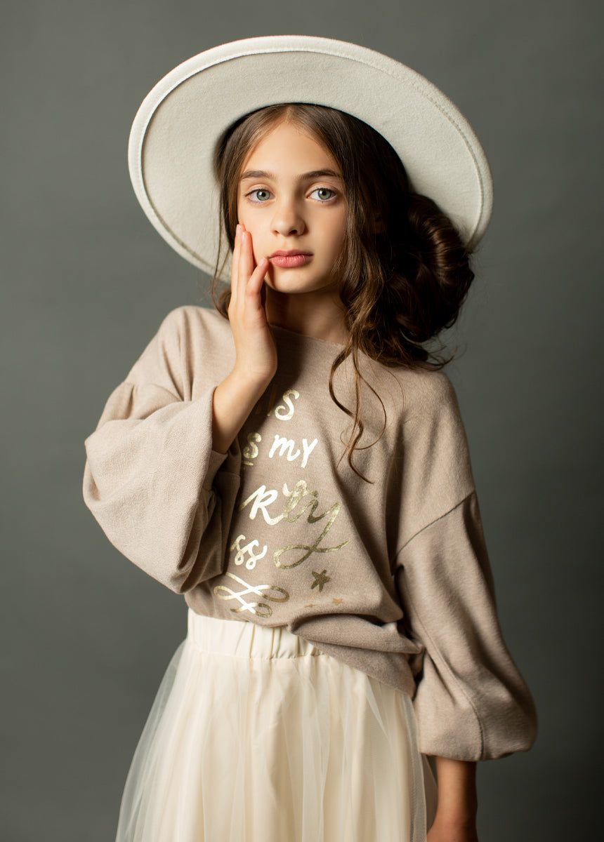 Juana Sweatshirt in Heather Oat