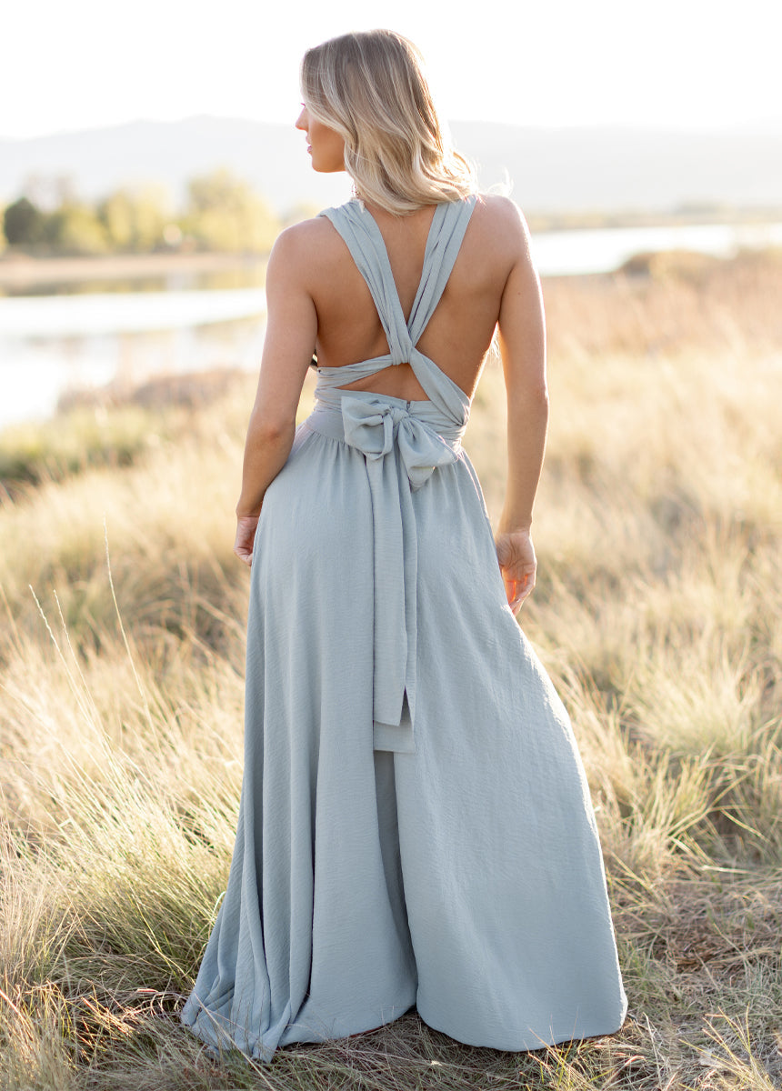 Juneau Dress in Sky Blue