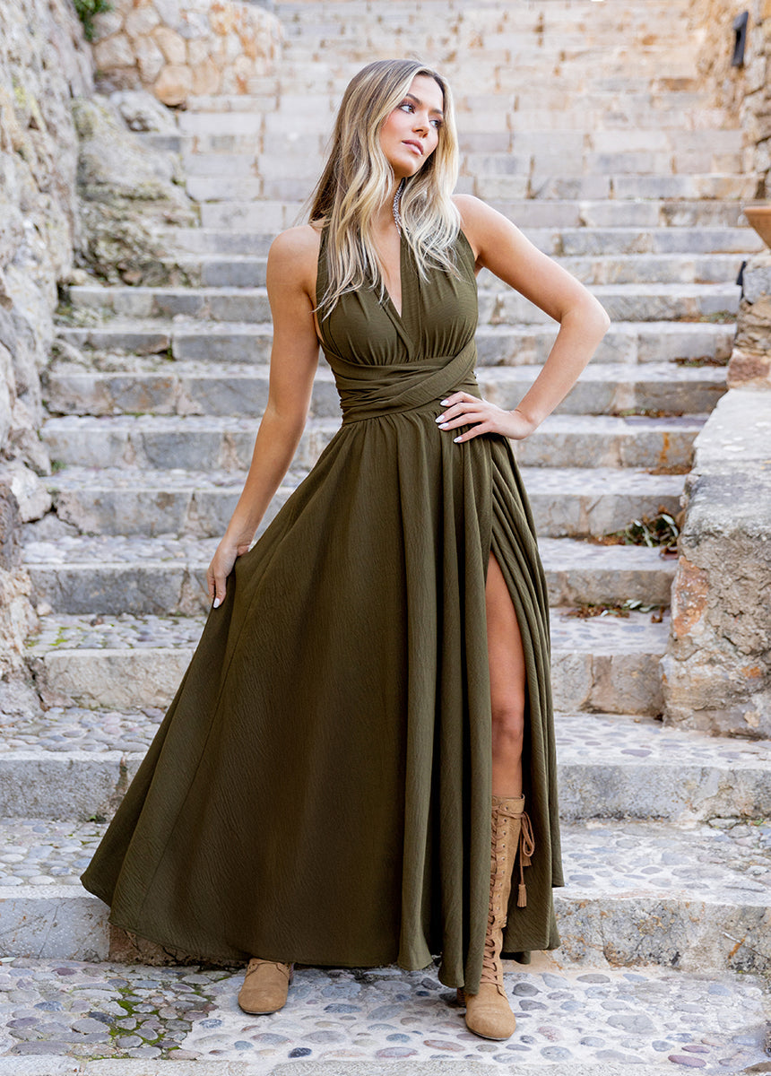 Juneau Dress in Oregano