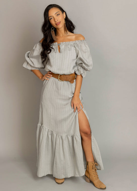 Kara Set in Neutral Green