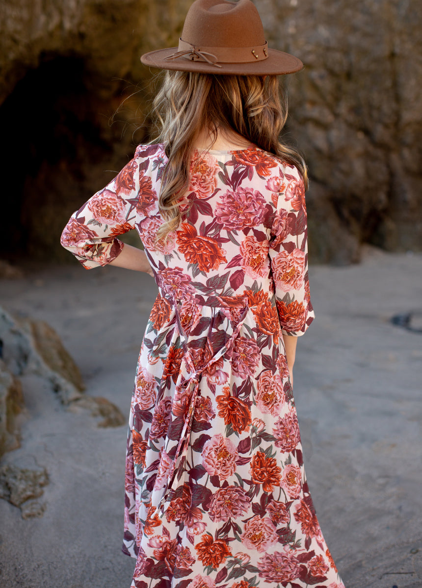 Katherine Duster in Blush Floral