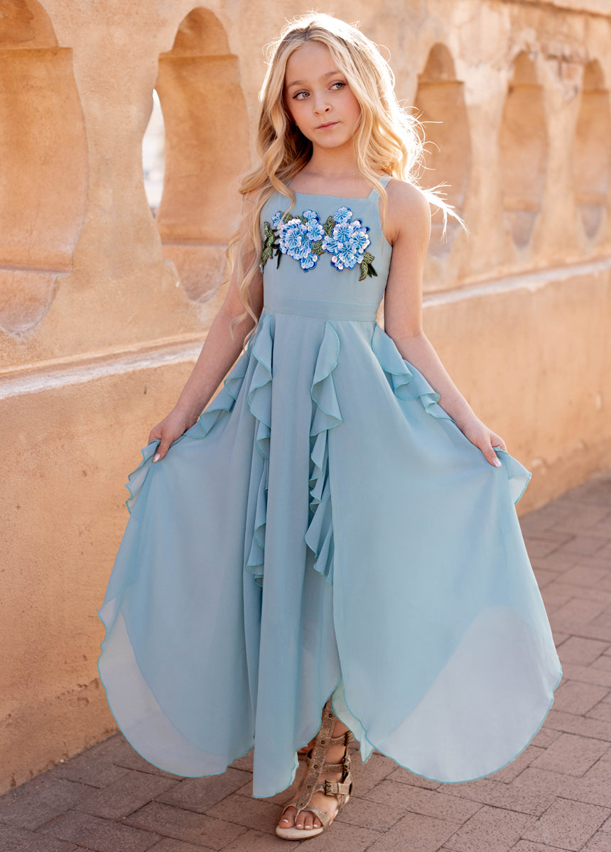 Kaylynn Dress in Seaglass