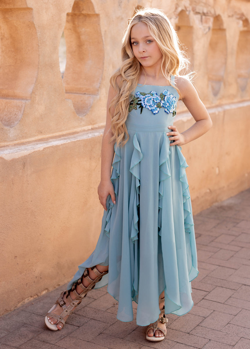 Kaylynn Dress in Seaglass