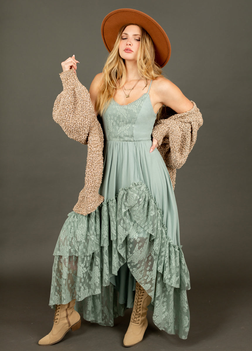 Christelle Dress in Seaglass