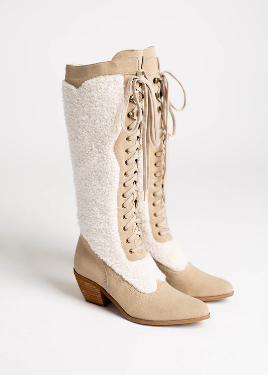 Kiko Tall Boots in Tan