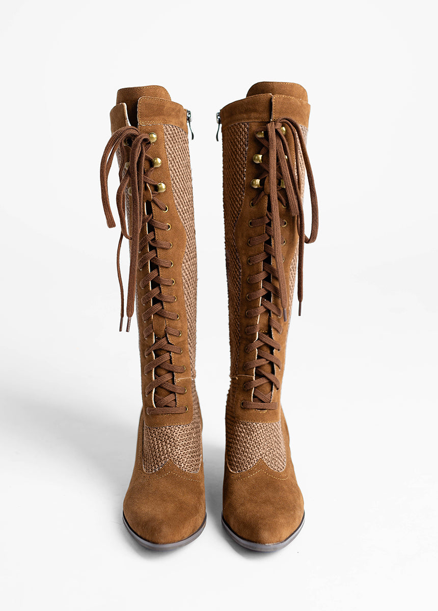 Kiko Tall Boots in Nutmeg