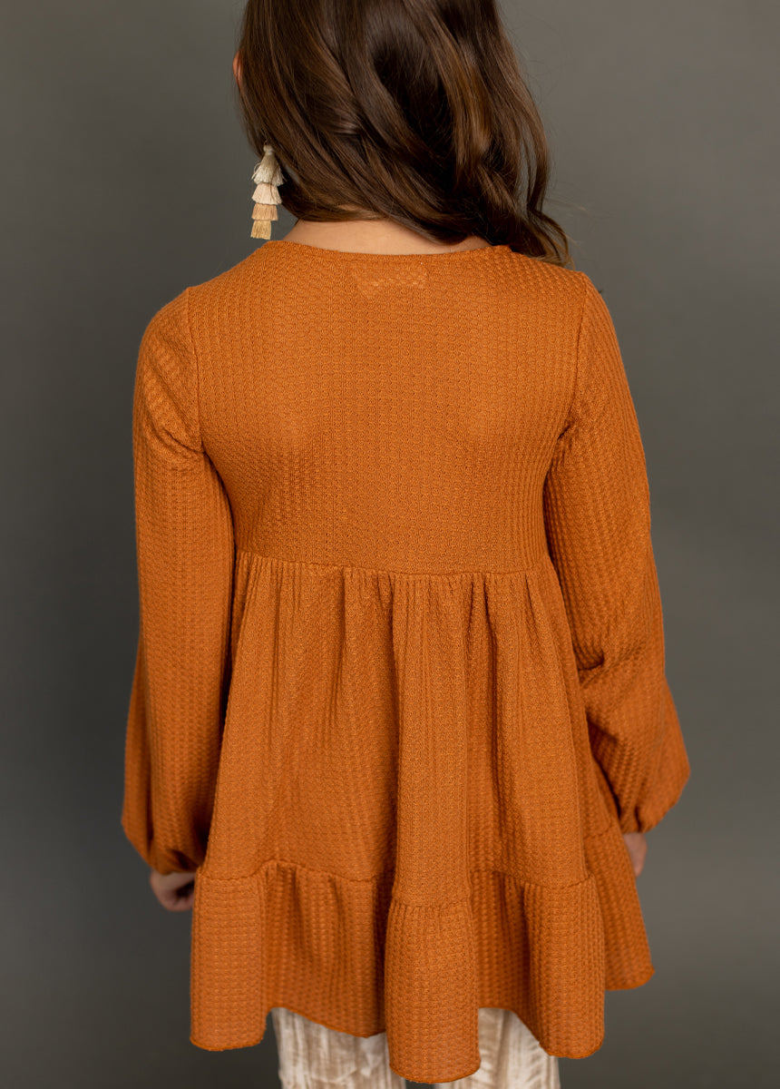 Laila Henley Top in Marigold