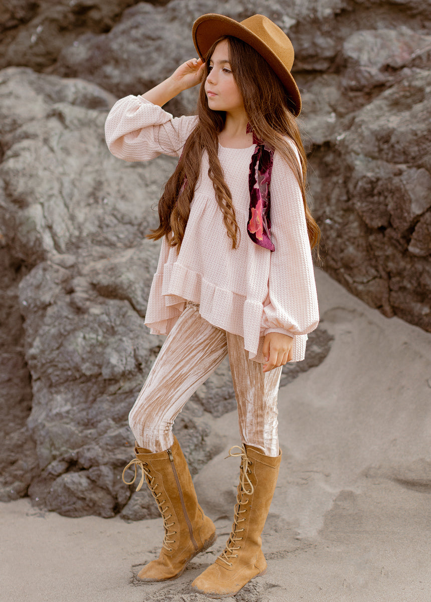 Laila Henley Top in Shell