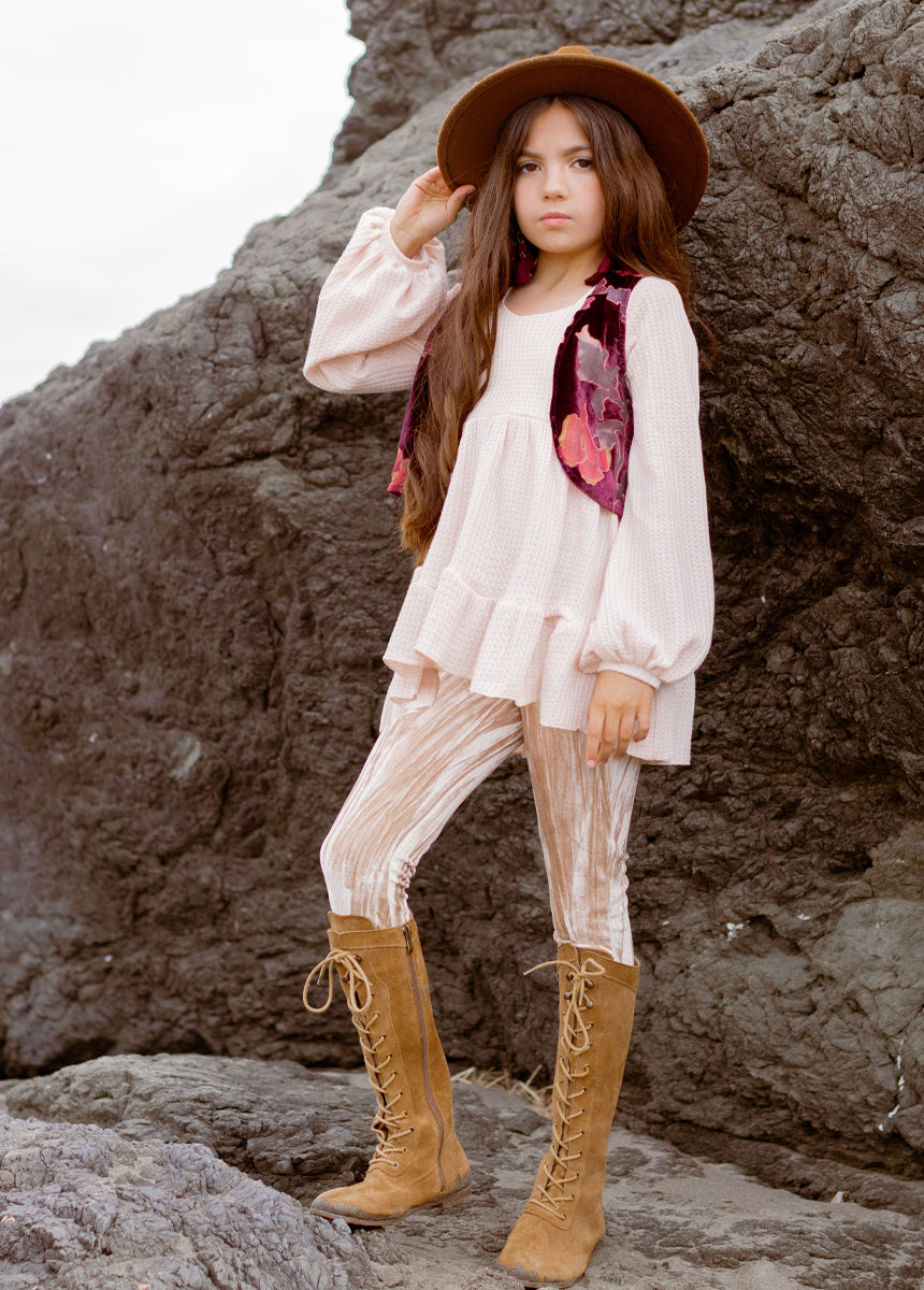 Laila Henley Top in Shell