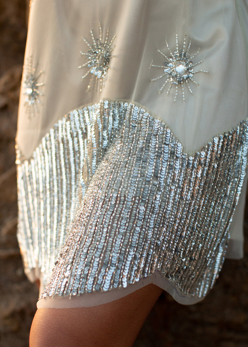 Lavinia Dress in Silver