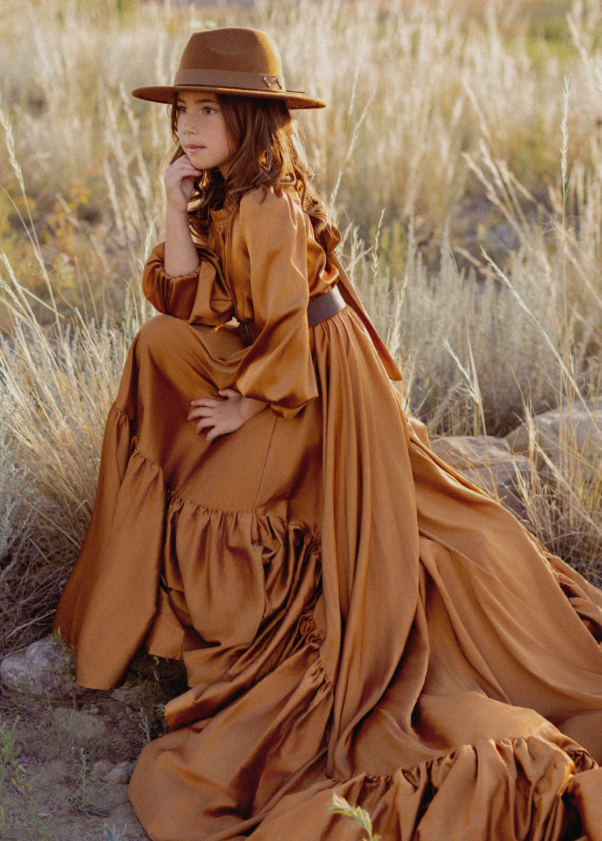 Leana Impact Dress in Dark Honey