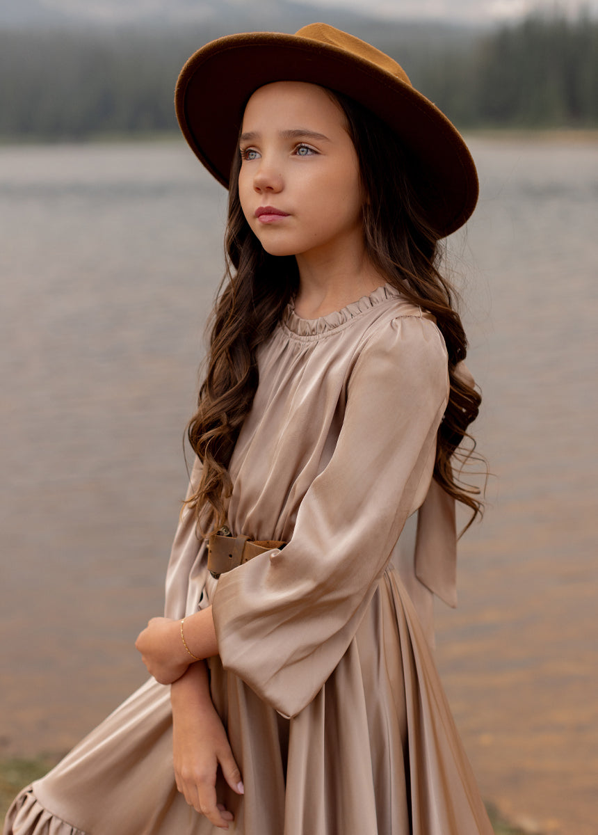 Leana Impact Dress in Stone