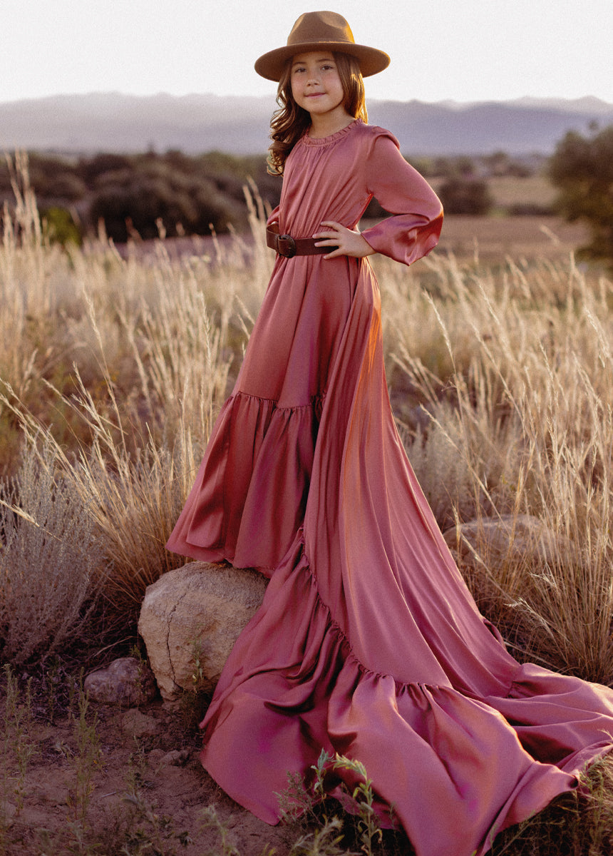 Leana Impact Dress in Cedarwood