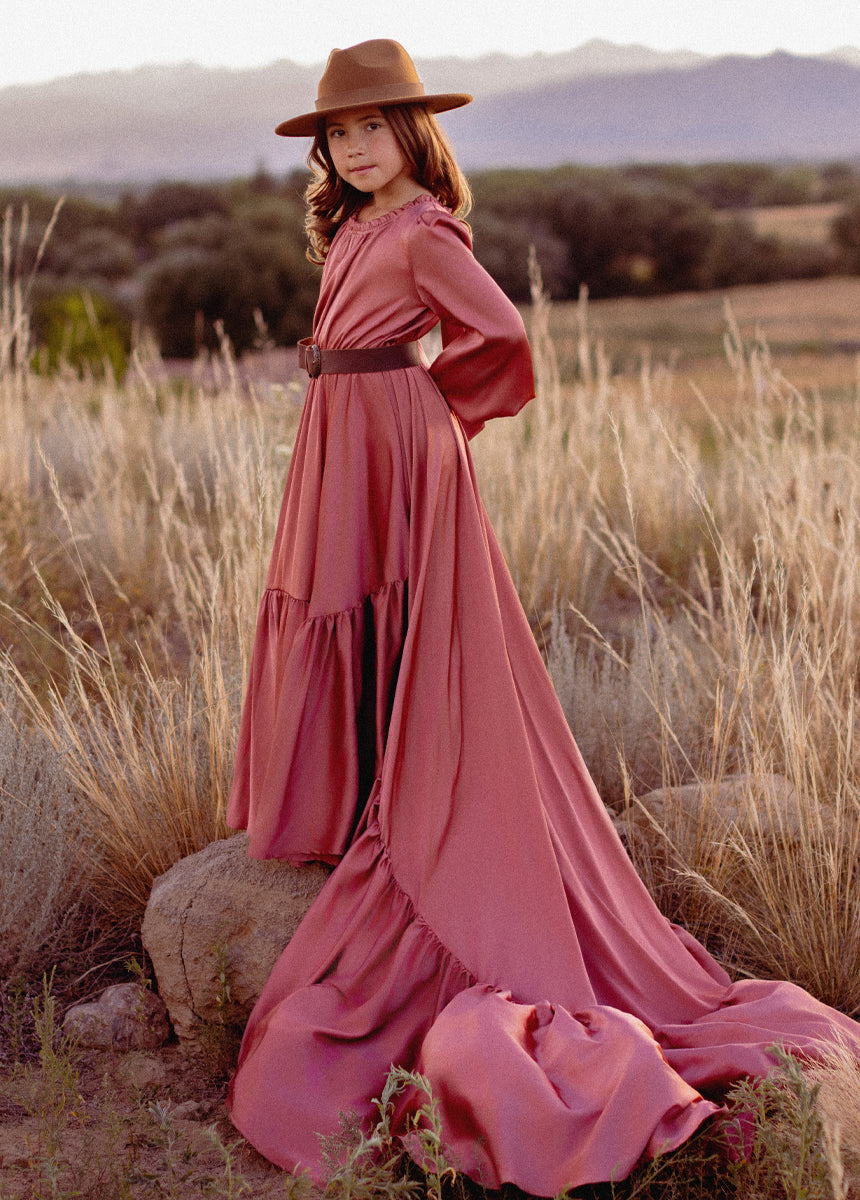 Leana Impact Dress in Cedarwood