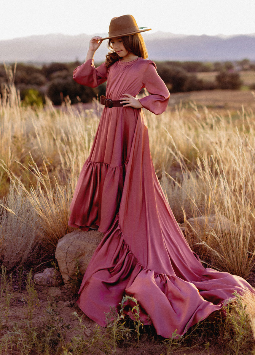 Leana Impact Dress in Cedarwood