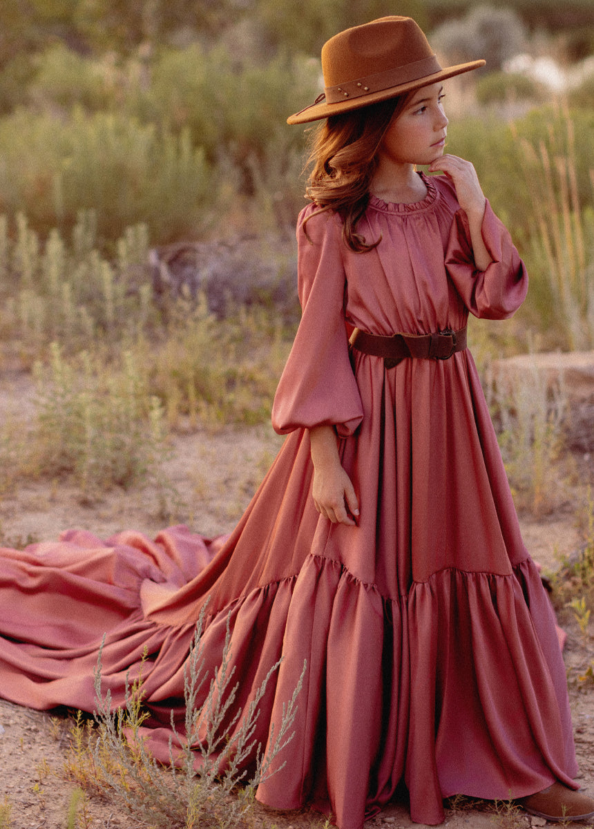 Leana Impact Dress in Cedarwood