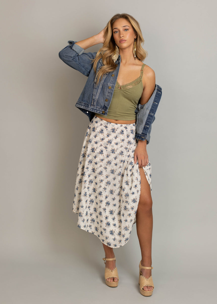 Lilian Top in Light Oregano