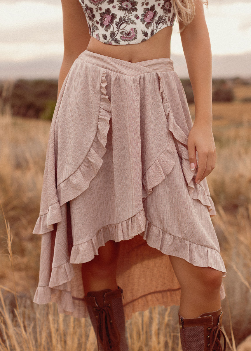 London Skirt in Desert Shell