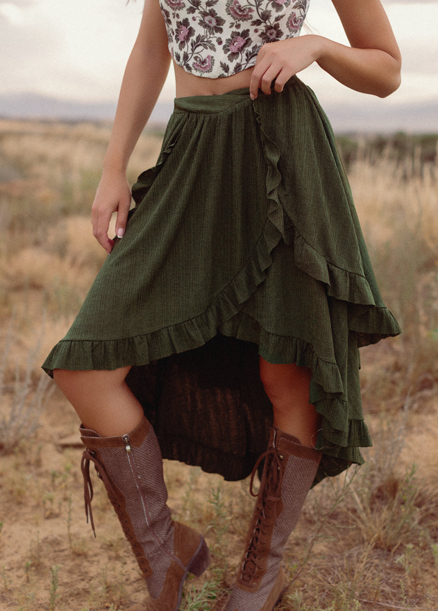 London Skirt in Olive