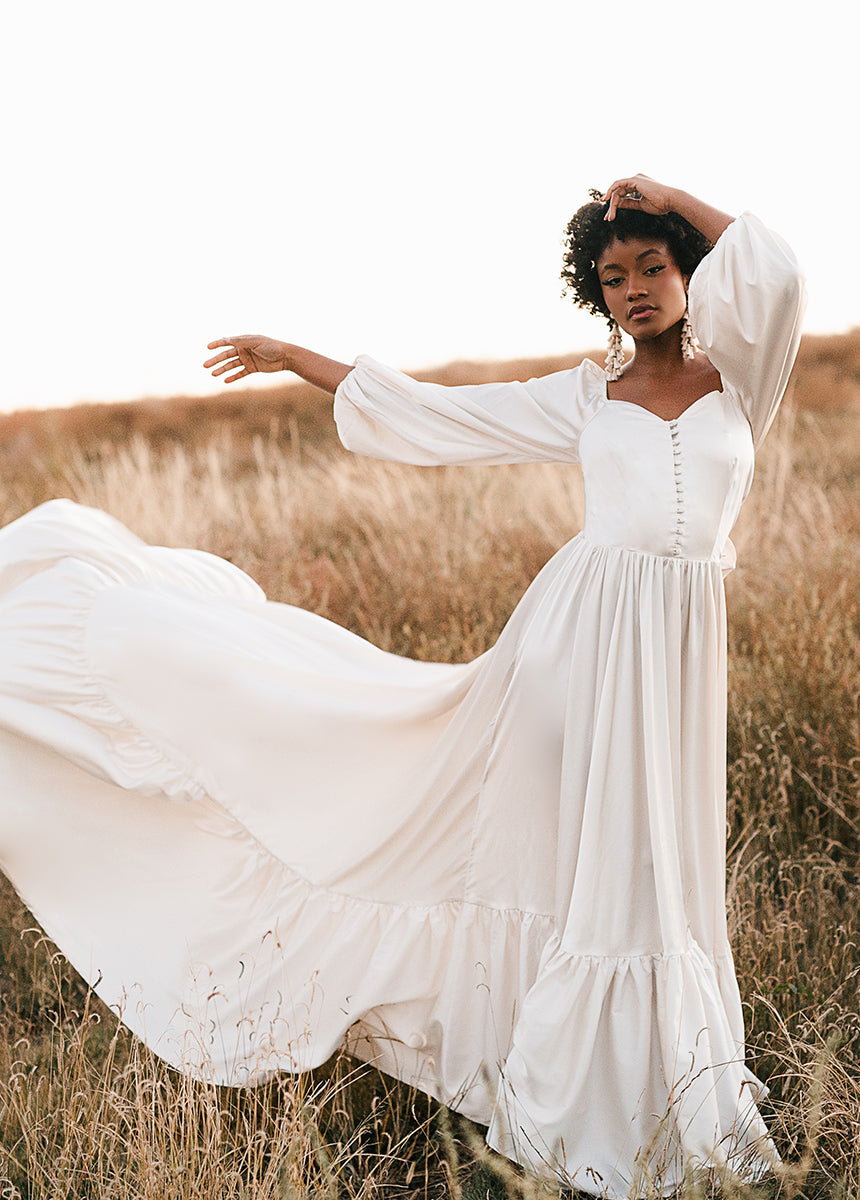 Lorna Impact Dress in Cream