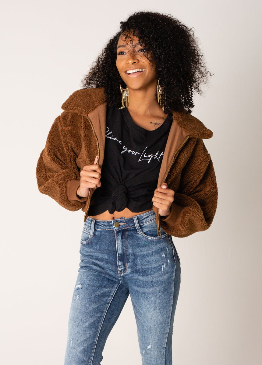 Luxe Jacket in Brown