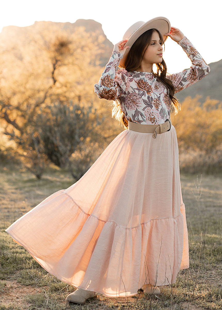 Annabel Skirt in Blush