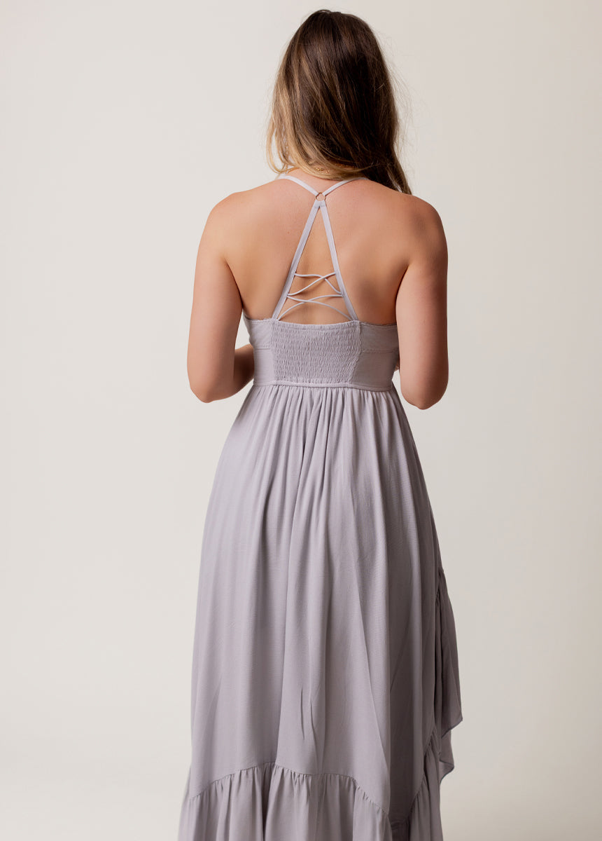 Lynsey Dress in Blue Fog