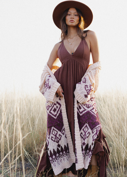 Pamella Sweater in Rosetan