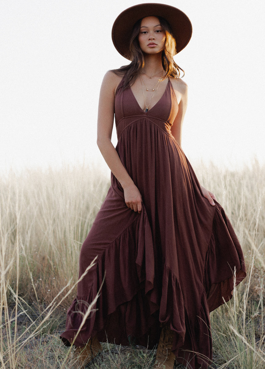 Lynsey Dress in Raisin