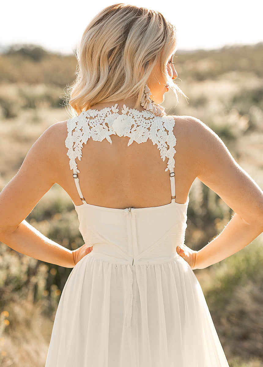 Mckenna Impact Dress in Cream