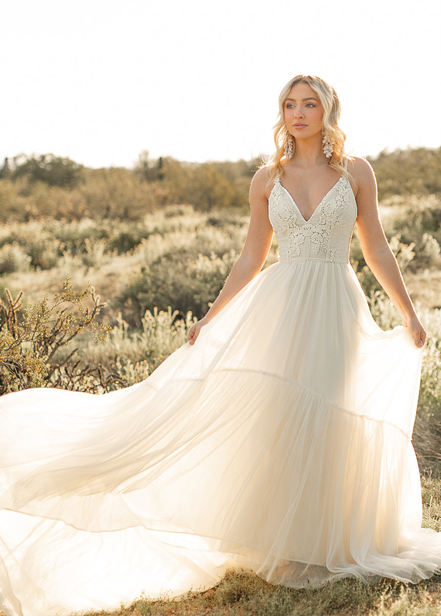 Mckenna Impact Dress in Cream