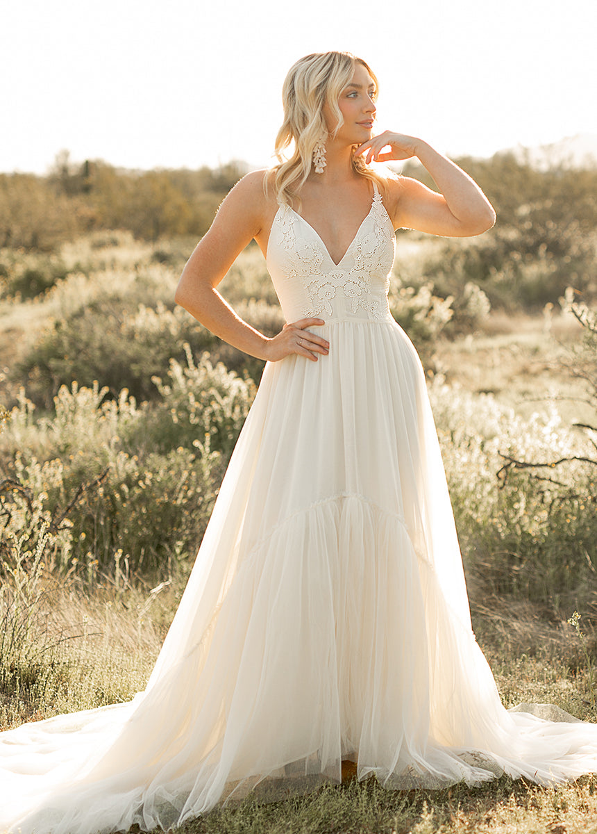 Mckenna Impact Dress in Cream