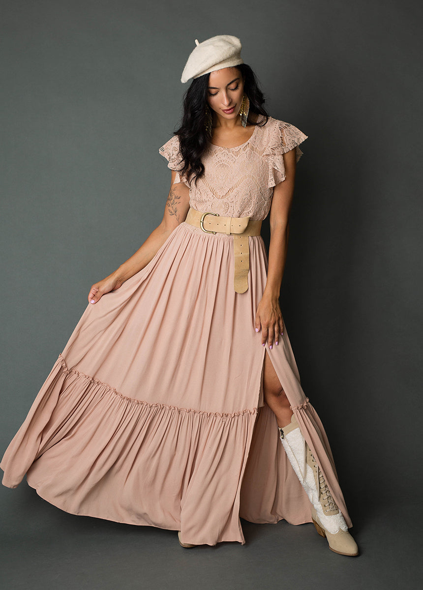 Macienne Dress in Blush