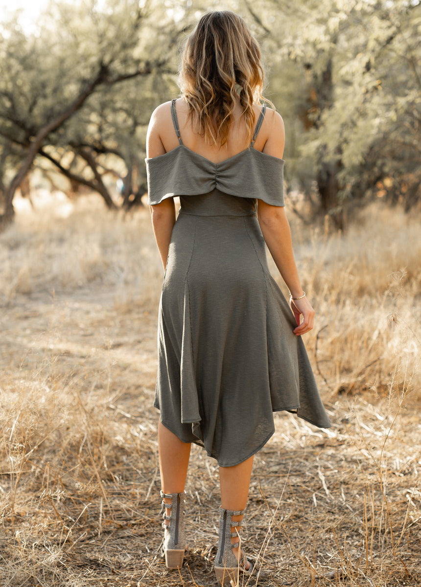 Madorah Dress in Agave