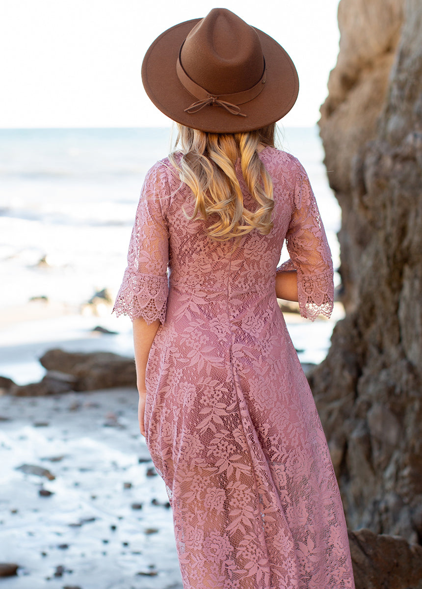 Maeby Dress in Dusty Orchid