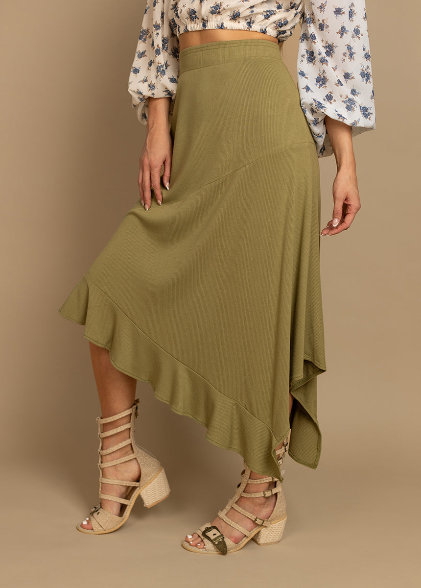 Lysha Skirt in Light Oregano