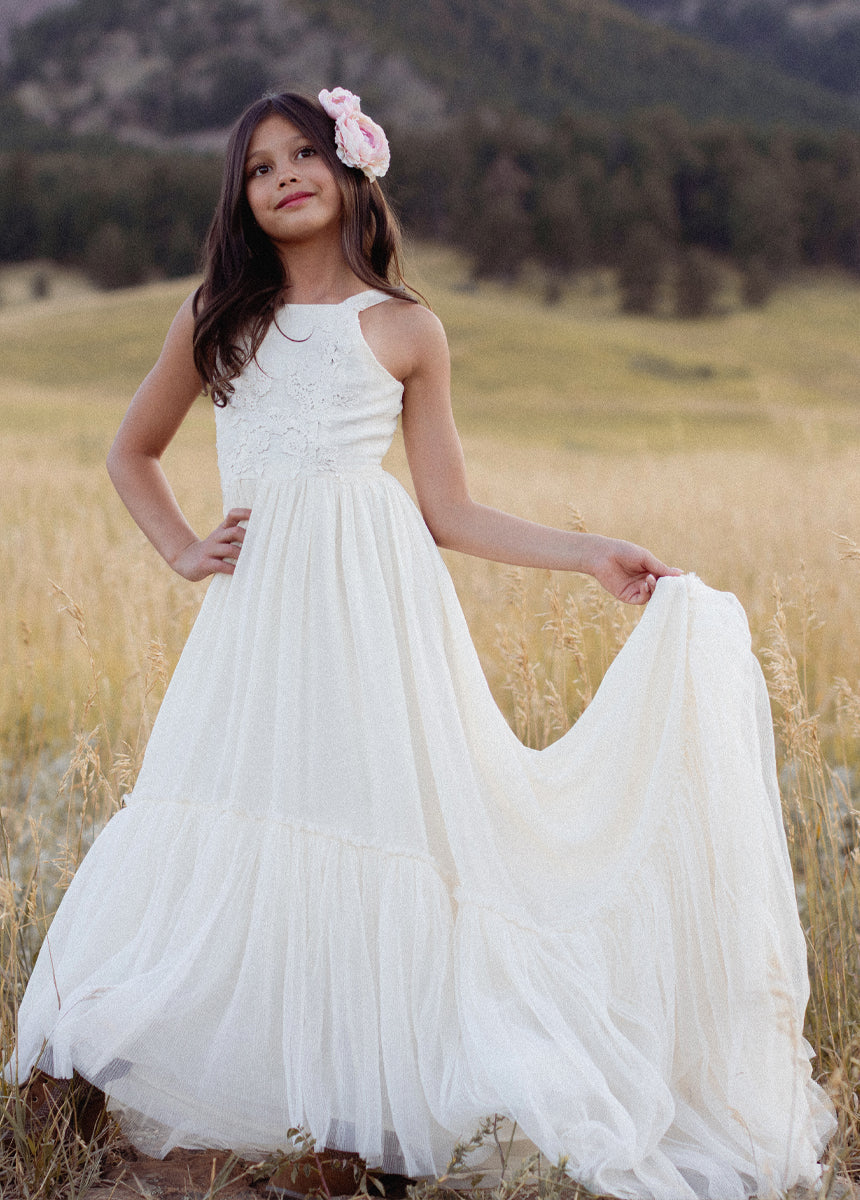 Maia Impact Dress in Cream