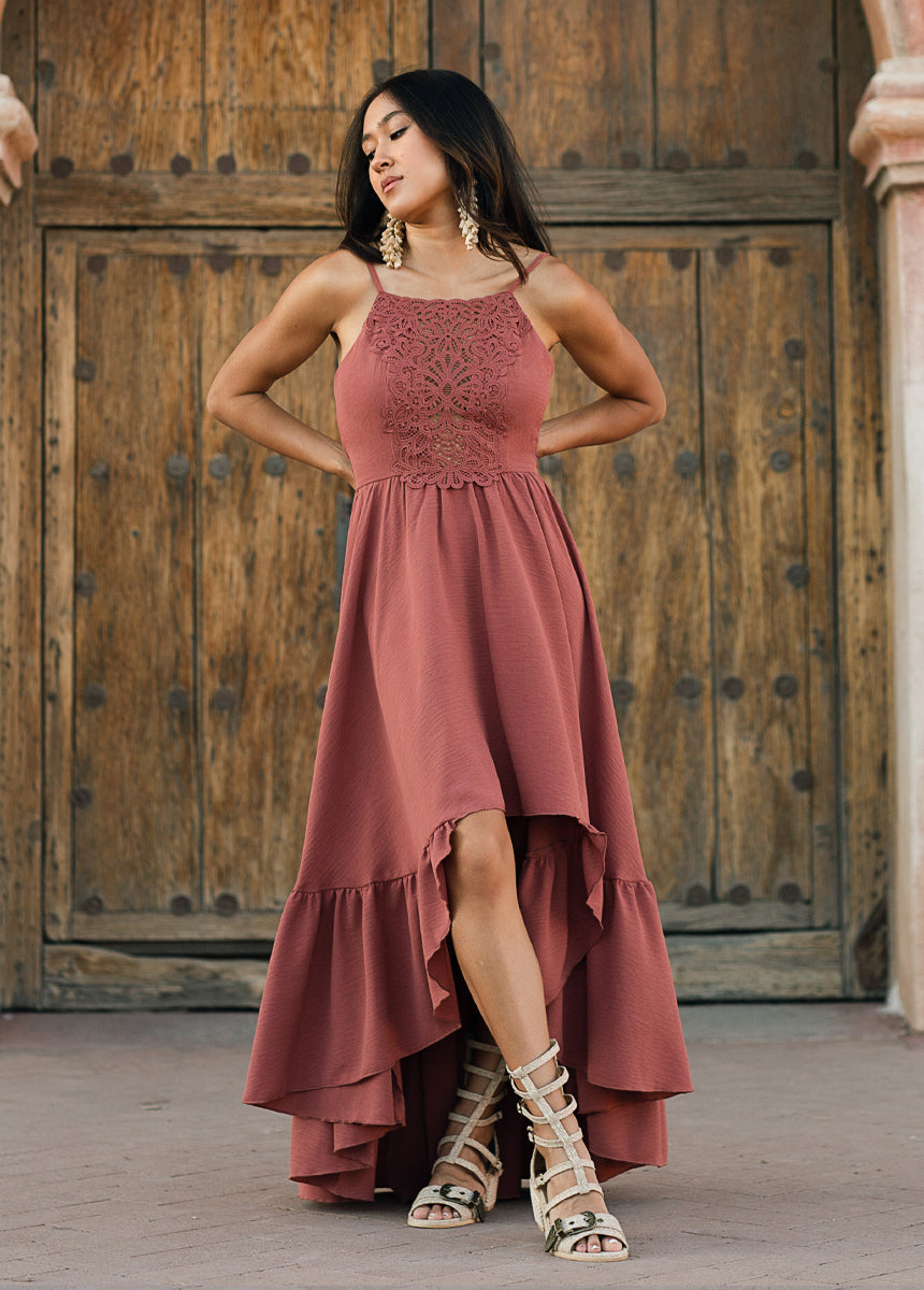 Mala Maxi Dress in Clay
