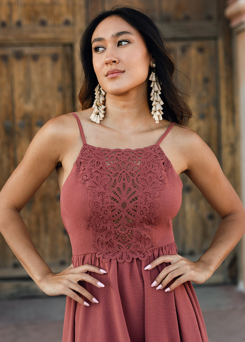 Mala Maxi Dress in Clay