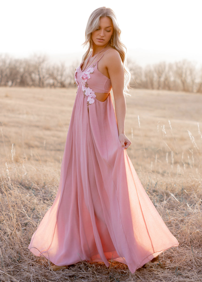 Mari Dress in Blush