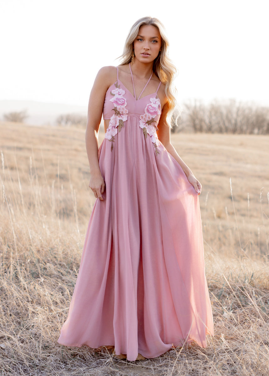 Mari Dress in Blush