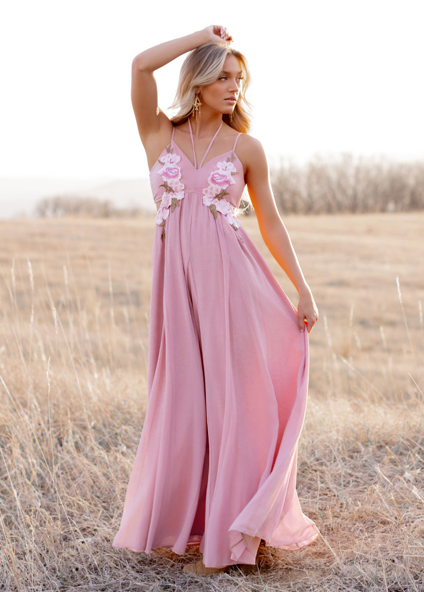 Mari Dress in Blush